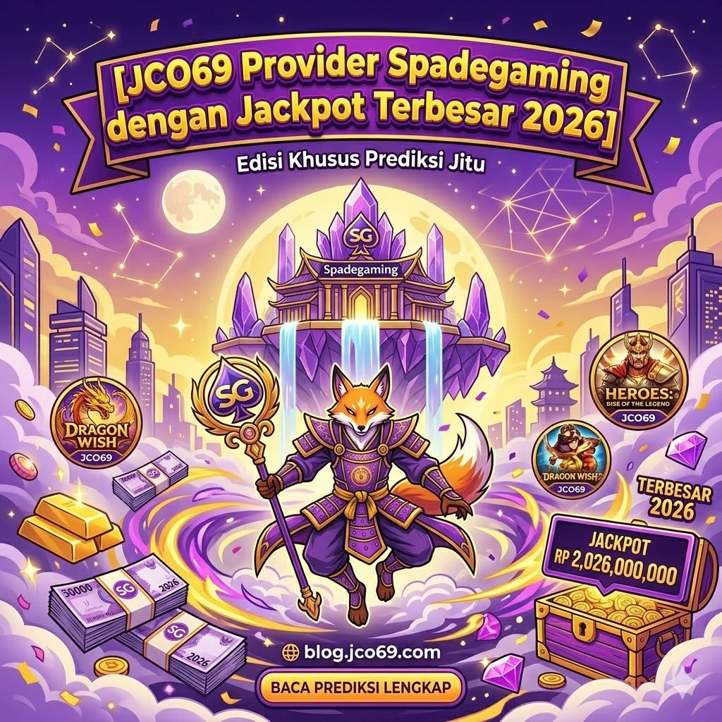 Jco69 Provider Spadegaming dengan Jackpot Terbesar 2026