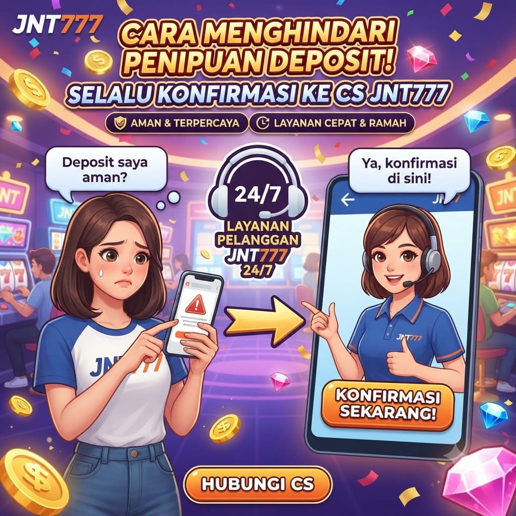 Cara Menghindari Penipuan Deposit dengan Selalu Konfirmasi ke CS JNT777