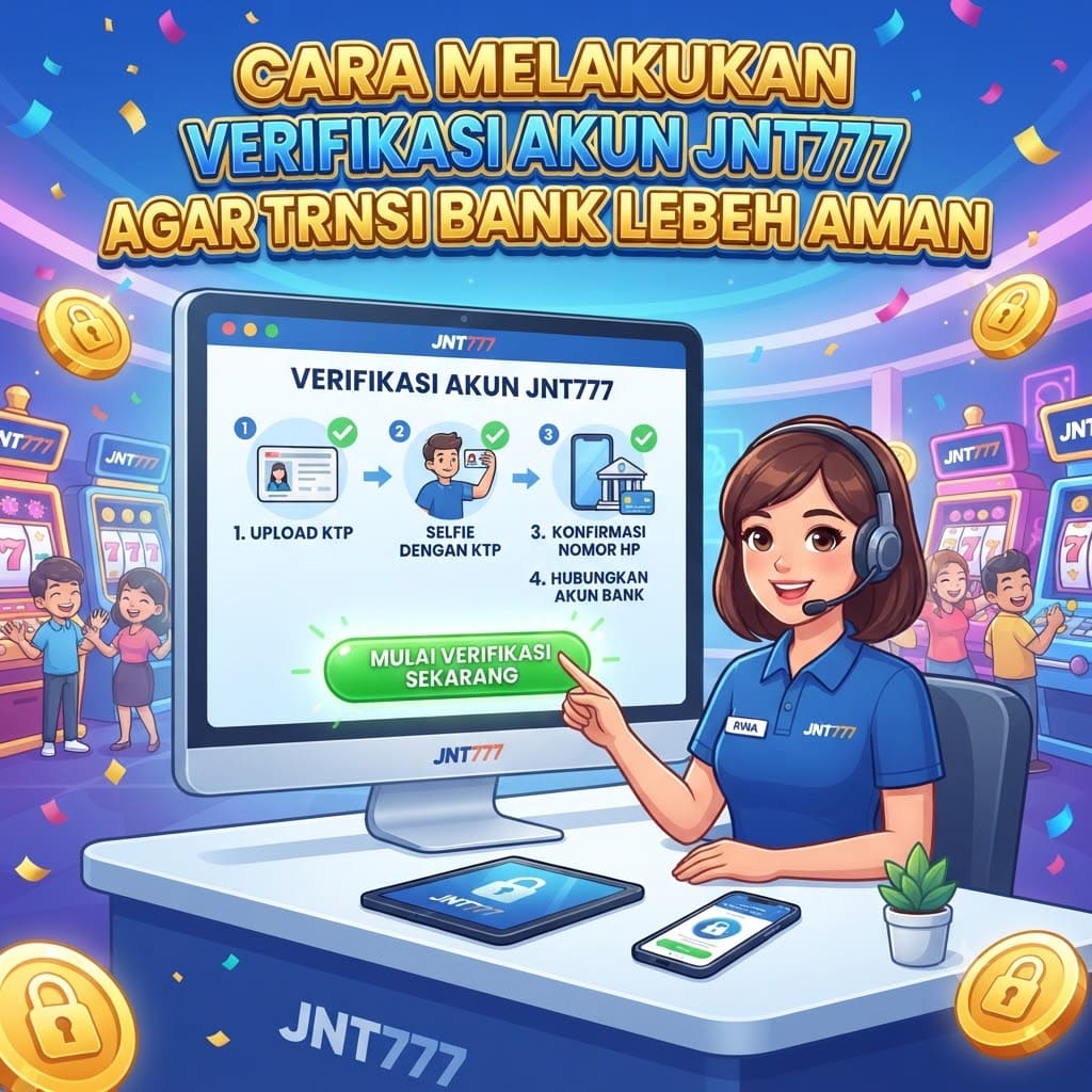 Cara Melakukan Verifikasi Akun JNT777 Agar Transaksi Bank Lebih Aman